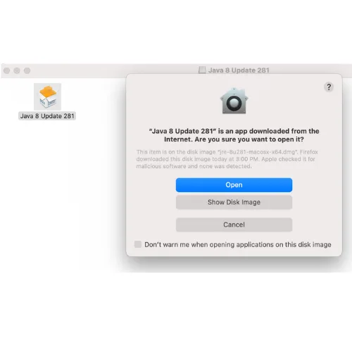 Give the installer permission to proceed