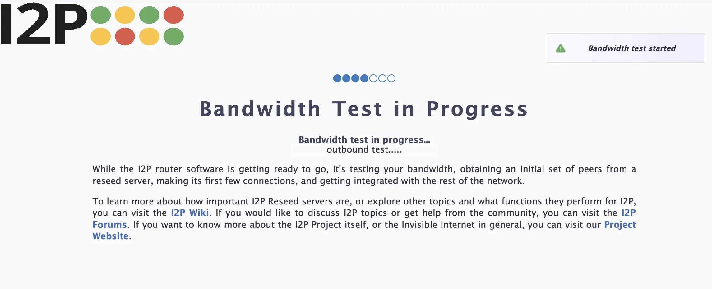 Bandwidth test explanation