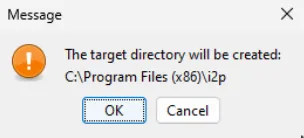 Directory Creation Popup